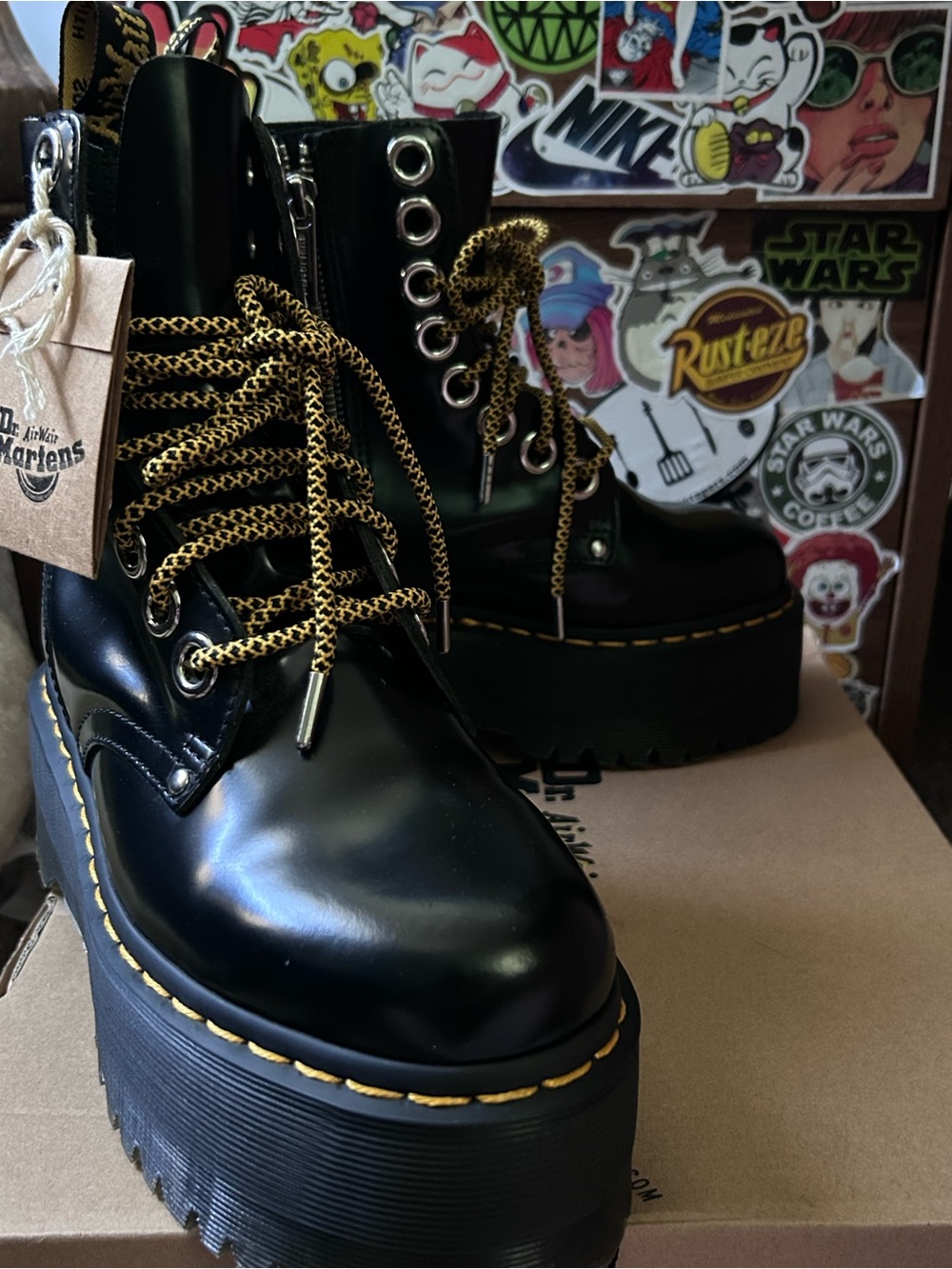 Dr.Martens Jadon Max Platform Boots Women’s Size 5 - New with Box